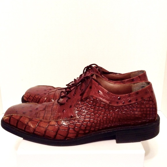 stacy adams crocodile shoes